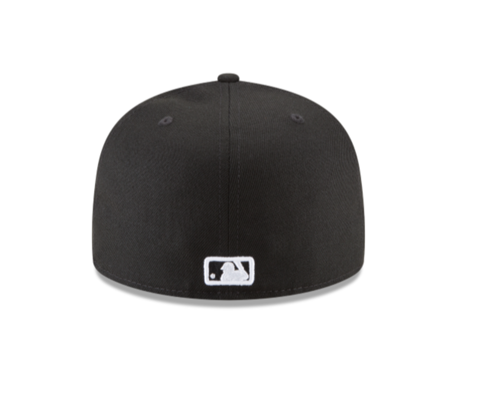 Pittsburgh Pirates Black & White Fitted Cap