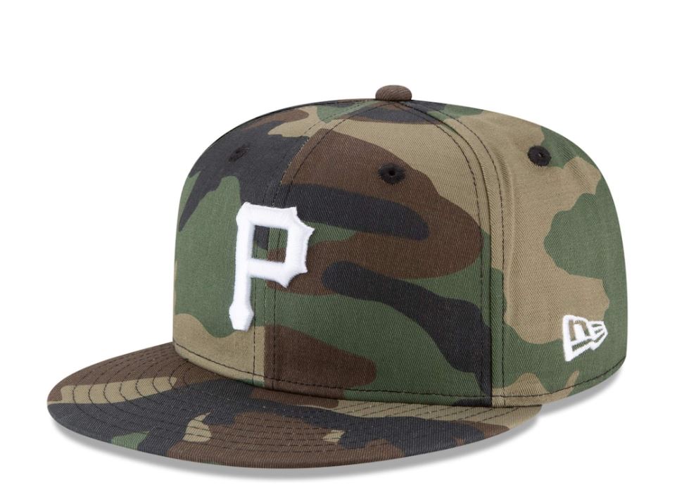 Pittsburgh Pirates Camo Basic Snapback