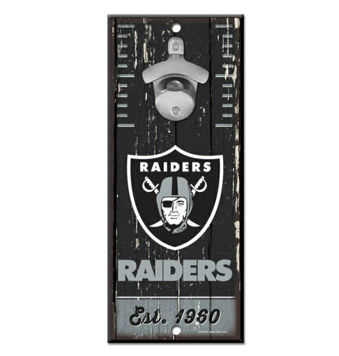 LV Raiders Wooden Bottle Opener