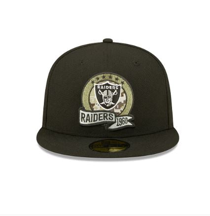 LV Raiders Salute To Service 22 Fitted Cap