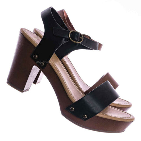 Check Heels Wide Fit