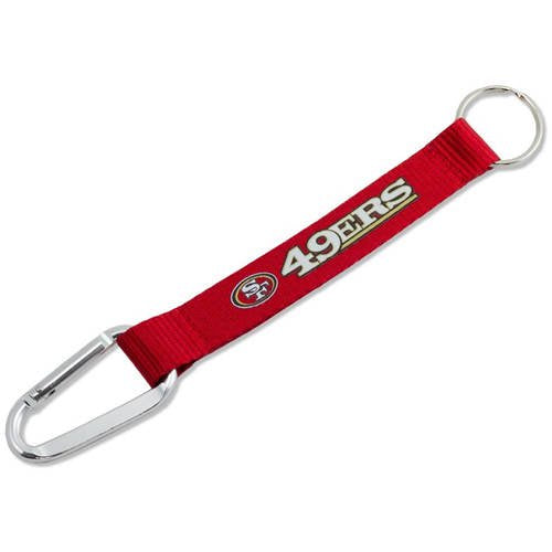 49ERS REVERSIBLE HOME/AWAY JERSEY KEYCHAIN