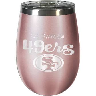 SF 49ers Wine Tumbler