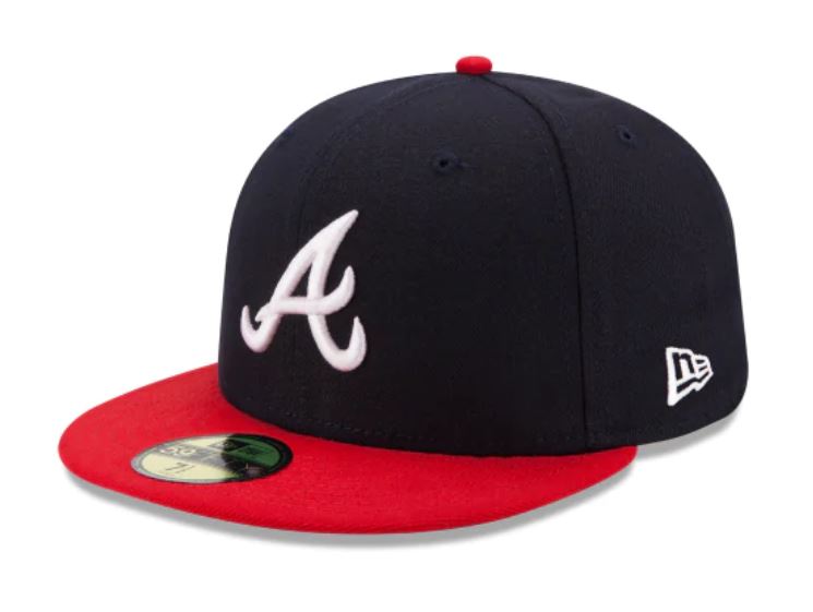 Atlanta Braves On Field Game Fitted Cap