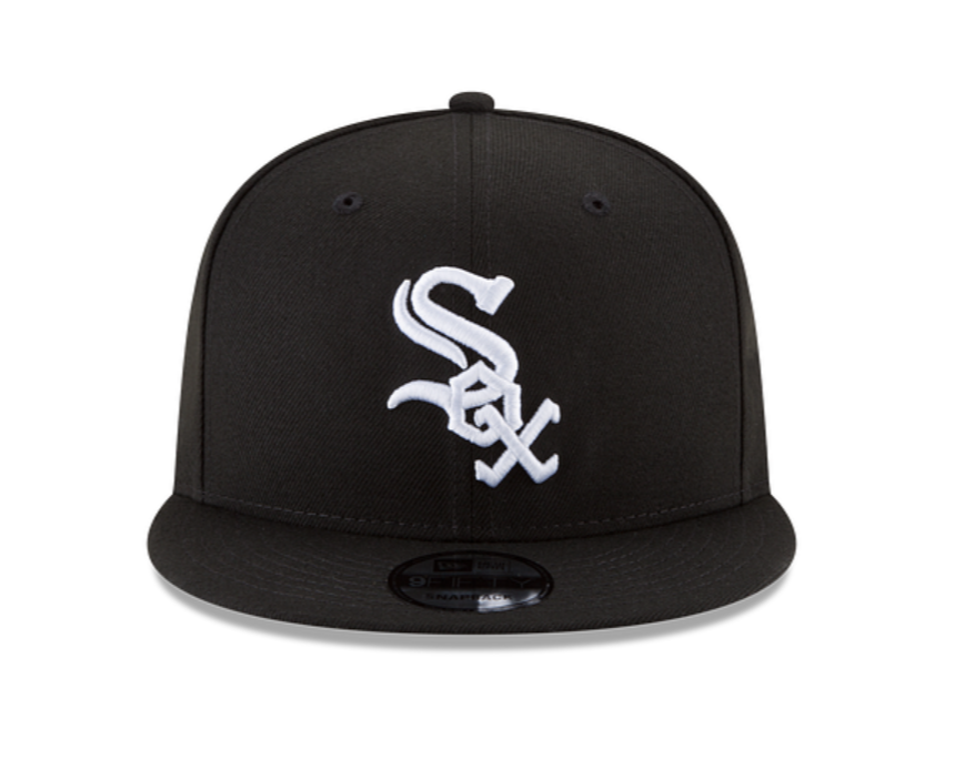 Chicago White Sox Black White Snapback