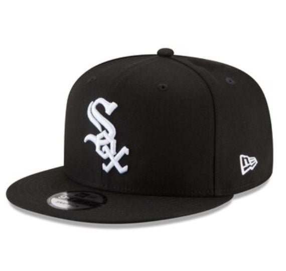 Chicago White Sox Black White Snapback