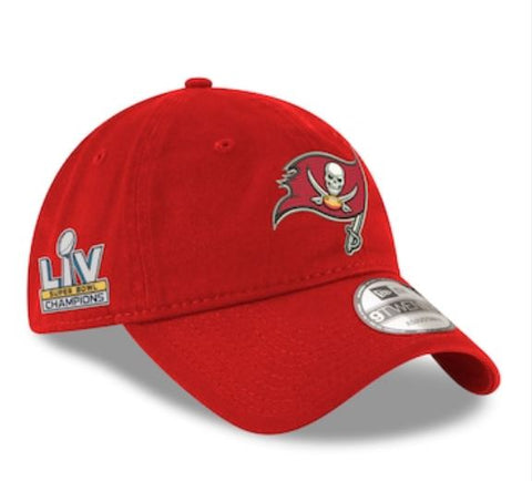 TB Buccaneers Super Bowl LV Champions Side Patch Adjustable Cap