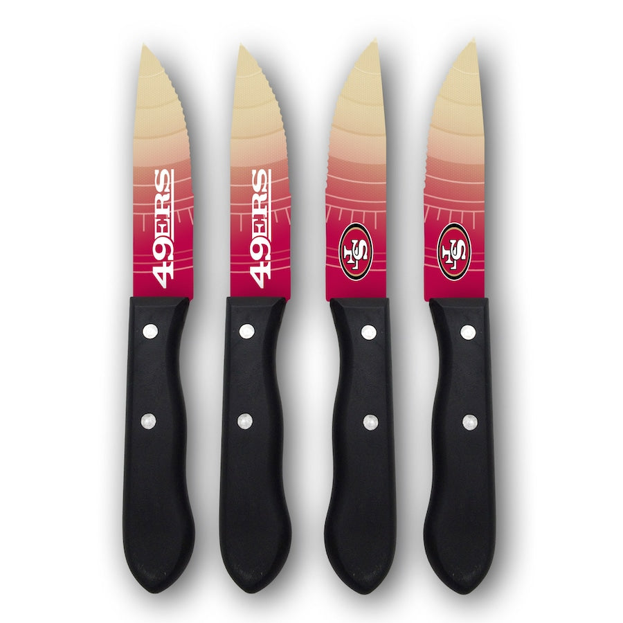 SF 49ers Steak Knives 4Pcs