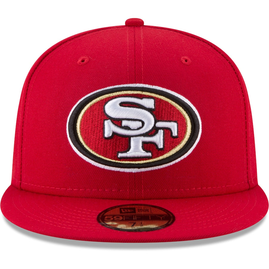 SF 49ers 5950 Scarlet Fitted Cap