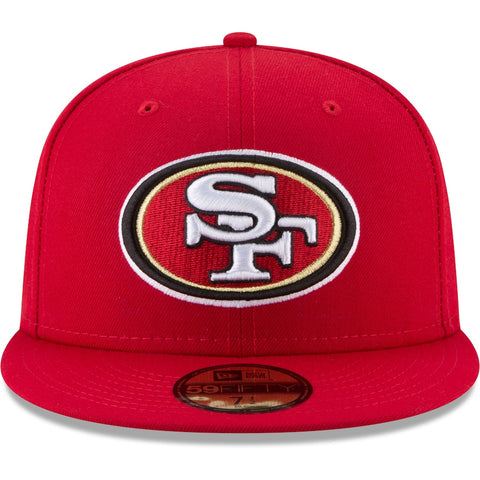 SF 49ers 5950 Scarlet Fitted Cap