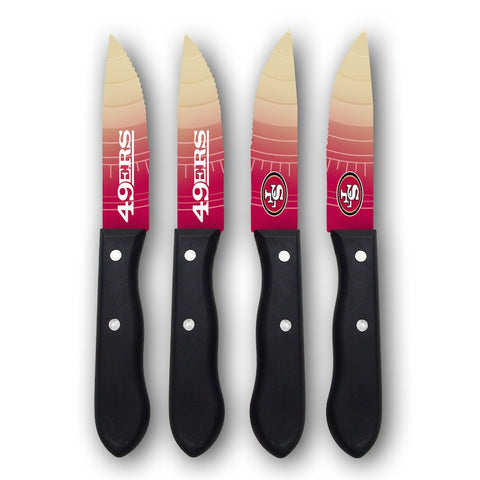SF 49ers Steak Knives 4Pcs