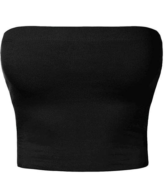 Cotton Spandex Tube Top 52588 - Craze Fashion