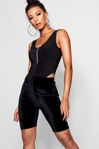 Velvet Biker Shorts Bozzolo 62540 (FINAL SALE)