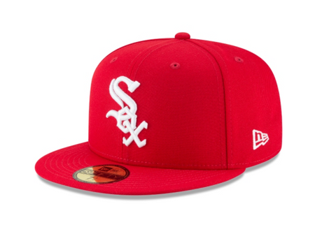 Chicago White Sox Scarlet Fitted Cap