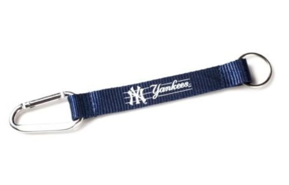 NY Yankees Carabiner Keychain